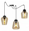 Lampa wisząca ze szklanymi kloszami - SPIDER RIJEKA 2383/3/M LIGHT HOME