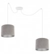Lampa abażur materiałowa - SPIDER MEDIOLAN 2360/2/C LIGHT HOME