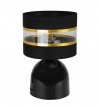 Lampa stołowa Elegance Gold, abażur, metal, lampka nocna LIGHT HOME