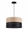 Lampa sufitowa WOOD, żyrandol loft do salonu i sypialni, E27, 35cm