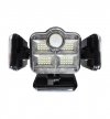 Lampa solarna FLEXI, poczwórna, naświetlacz ogrodowy LED, czujnik zmierzchu i ruchu, z pilotem