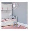 Lampa wisząca sufitowa serce AMORE, różowa, loft, do sypialni, pojedyncza