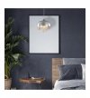 Lampa wisząca sufitowa żyrandol LUNA, kolor chrom, glamour, pojedyncza