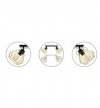 Lampa LOFT  - SANTOS 2210/2 LIGHT HOME