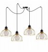Lampa wisząca ze szklanymi kloszami - SPIDER MOBI 2180/4 LIGHT HOME
