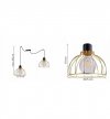 Lampa wisząca nowoczesna - SPIDER MOBI 2175/2 LIGHT HOME