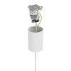 LAMPA WISZĄCA NATURALNE DREWNO JASNY BRĄZ BAMBUS Z BIAŁYM ABAŻUREM NATURAL EKO BOHO DO SALONU SYPIALNI KUCHNI JADALNI NOWODVORSKI PUKET S 11160
