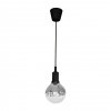 LAMPA WISZĄCA BUBBLE BLACK 5W E14 LED