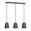 LAMPA WISZĄCA METALOWA NAD STÓŁ EMIBIG BOLERO 3 BLACK