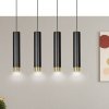 LAMPA WISZĄCA NAD STÓŁ DO KUCHNI JADALNI TUBA EMIBIG KIBO 4 BL/GOLD