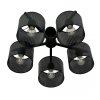 LAMPA SUFITOWA Z ABAŻURAMI EMIBIG JORDAN 5 BLACK