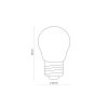 TK LIGHTING ŻARÓWKA CLEAR P 45 4,5 W