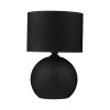 TK LIGHTING PALLA BLACK 5080 LAMPKA NOCNA CZARNA SZKLANA Z ABAŻUREM
