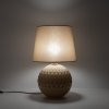 TK LIGHTING SANTANA ECRU 5591 LAMPKA NOCNA SZKLANA BEŻOWWA ECRU  Z ABAŻUREM