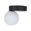 TK LIGHTING BIANCA BLACK 5681 LAMPA SUFITOWA PLAFON CZARNY SZKLANA KULA MLECZNA BIAŁA