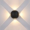 ITALUX TRIVENTO PL-307B LAMPA KINKIET ZEWNĘTRZNY CZARNY LED  