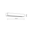 Kinkiet Ibros średni 1 x LED CCT biały IP44 GS-LWA-9W WH CCT