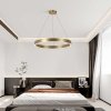 LIGHT PRESTIGE MIDWAY LAMPA WISZĄCA ZŁOTA RING KOŁO OBRĘCZ  LP-033/1P S GD Triangle