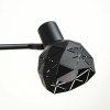 KINKIET PLAFON SPOT REFLEKTOR CZARNY DEKORACYJNY REGULOWANY LIGHT PRESTIGE REUS LP-8069/3WS BK