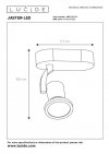 LAMPA SUFITOWA SPOT REFLEKTORKI NOWOCZESNA LUCIDE JASTER LED 11903/05/31