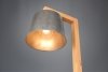 LAMPA PODŁOGOWA DREWNIANIA Z PÓŁKAMI LOFT INDUSTRIALNA BOHO DO SALONU RODRIGO 402690167 TRIO