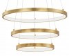 ZŁOTA LAMPA LED NOWOCZESNA RING DO SALONU SYPIALNI LUCES EXCLUSIVAS NUEVE LE41709