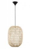 LAMPA WISZĄCA NATURAL EKO RATTANOWA DO SALONU JADALNI KUCHNI W STYLU BOHO  LUCES EXCLUSIVAS OVIEDO LE42129