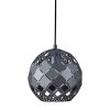 ITALUX PAULELA PND-34221-1S-BK LAMPA WISZĄCA NOWOCZESNA CZARNA DO SALONU 