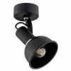 LAMPA SUFITOWA PLAFON SPOT CZARNO ZŁOTY NOWOCZESNY ARGON TWIST 4900
