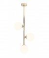 ALDEX LIBRA 3 GOLD 1094PL_E30 LAMPA WISZĄCA BIAŁA KULE BIAŁE