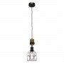 ITALUX PONTE PND-4290-1-L LAMPA WISZĄC INDUSTRIALNA DRUCIANY KLOSZ