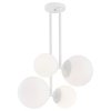 LAMPA WISZĄCA BIAŁA Z KLOSZAMI KULAMI BIAŁYMI KULE BIAŁE DO SALONU POKOJU SYPIALNI ŁAZIENKI ASPEN 1644