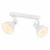 LAMPA SUFITOWA PLAFON SPOT BIAŁO ZŁOTY NOWOCZESNY REGULOWANY REFLEKOTRKI ARGON TWIST 7036