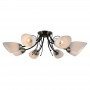 ITALUX CRISTINA PND-6706-8 LAMPA KLASYCZNA SZKLANE BIAŁE KLOSZE 