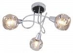 LAMPA SUFITOWA NOWOCZESNA CHROM SZKLANE KLOSZE RABALUX 5348 TAMARA