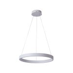 ITALUX BRASCO UP DOWN PPND-56215D-060RPC-WH-3KS4K-TRDIMM LAMPA WISZĄCA BIAŁA KOŁO RING OBRĘCZ LED 60CM