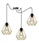 Lampa LOFT  - SPIDER NUVOLA GOLD 2034/3 LIGHT HOME