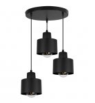 Lampa wisząca PANTA loft, okrągła podsufitka, regulacja, 3 źródła światła, E27 LIGHT HOME