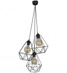 Lampa 3-płomienna LOFT Industrialna - FUSION 1545/3/L