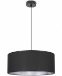 LAMPA WISZĄCA Z ABAŻUREM ZE SREBRNYM ŚRODKIEM 50CM KOLORY SHADE HOME