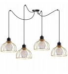 Lampa wisząca ze szklanymi kloszami - SPIDER MOBI 2180/4 LIGHT HOME