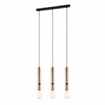 ITALUX TORLA PEN-5041-3-BKBR LAMPA WISZĄCA NOWOCZESNA CZARNO ZŁOTA 