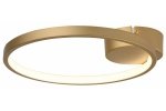 REALITY RAGI 634601-09 PLAFON RING ZŁOTY 27CM NOWOCZESNY LED KOŁO ZŁOTE