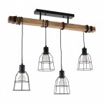 ITALUX PONTE PND-4290-4-L LAMPA WISZĄCA INDUSTRIALNA DRUCIANE KLOSZE