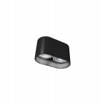 NOWODVORSKI 9240 OVAL NOWOCZESNA LAMPA PUNKTOWA OVAL CZARNA