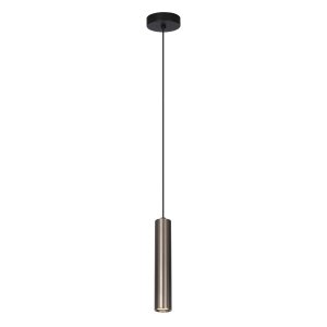 LAMPA WISZĄCA BRĄZ PATYNA TUBA GU10 NAD STÓŁ BAR WYSPĘ DO KUCHNI JADALNI SALONU NAD STÓŁ ITALUX LOPUS PND-48930-1-BR