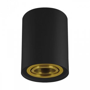 IDEUS LAMPA HARY C GU10 BLACK/GOLDEN