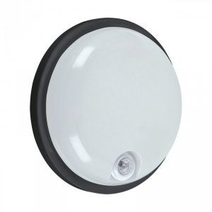 ELIAS LED C PIR 20W BLACK NW