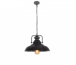 LUMINA DECO LAMPA WISZĄCA INDUSTRIALNA STARE SREBRO LOFT BARDI