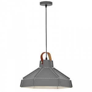 LAMPA SUFITOWA WISZĄCA LOFT SZARA CONA W1